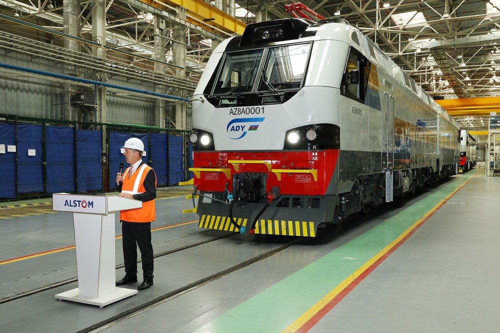 Alstom : présente sa première locomotive de fret destinée à l'Azerbaïdjan